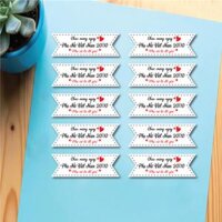 Set 60 thẻ giấy MÀU TRẮNG - Chúc mừng ngày Phụ nữ VN 20-10.