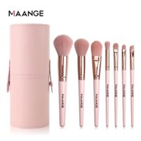 Set 7 cọ trang điểm MAANGE tán phấn má hồng phấn phủ che khuyết điểm phấn mắt tiện lợi 5861
