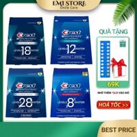 [Set 7 gói] Miếng dán trắng răng Crest 3D White Glamorous - Chính hãng Mỹ -Trắng sáng tự nhiên, an toàn men răng