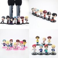 Set 7 Mô Hình Búp Bê Kpop Bts Bangtan Boys Figure Đáng Yêu