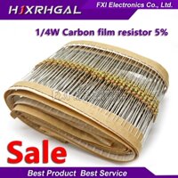 Set 740pcs Điện Trở Phim 1/4w 1r~10m 5% Carbon 10r 47r 100r 220r 1k 10k 4k 5m Ohm Chuyên Dụng