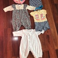 Sét 8 body tất cho bé gái 10kg