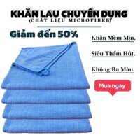 Sét 8 Khăn Lau Bàn Ghế CAO CẤP Microfiber (SIZE 40x40cm, 40x60cm, 50x55cm, Dùng lau cửa kính, lau bếp, lau ô tô, xe máy.