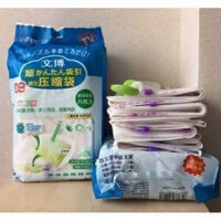 SET 8 TÚI HÚT CHÂN KHÔNG CẤT QUẦN ÁO KÈM BƠM HÚT TAY SIÊU TIỆN LỢI