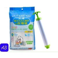 SET 8 TÚI HÚT CHÂN KHÔNG QUẦN ÁO  (TẶNG KÈM BƠM TAY)