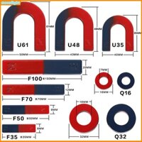 Set 9 Thanh Nam Châm Hình Chữ U / Bar / Ring Thí Nghiệm Vật Lý Cho Bé