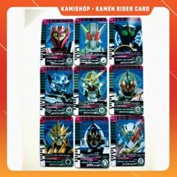 Set 9 thẻ Kamen Rider từ W - Build đọc trong NEO DECADE/ DIEND - KamiShop - Kamen Rider Card