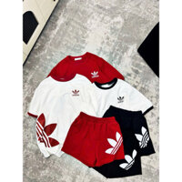 Set adidas đùi e về 3 phối màu siêu đẹp Chất cotton 2c  SM