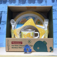 Set ăn dặm cho bé 5pcs hình sao biển Yookidoo kid dinner
