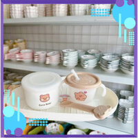 SET ĂN DẶM (Đơn giản- Tiết kiệm- Hữu ích) set bát thìa cốc ăn dặm mix sẵn cho bé