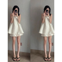 Set áo 2 dây chất phi tafta phối quần đùi