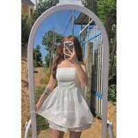 Set áo 2 dây dáng babydoll , kèm quần