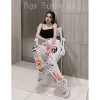 Sét áo 2 dây kèm quần thể thao