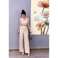 Set áo 2 dây + quần ống suông