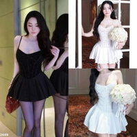 SET ÁO 2S PHỐI REN LIỀN VÁY XOÈ QUYẾN RŨ