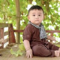 SET ÁO BÀ BA CHO BÉ TRAI (kèm khăn)