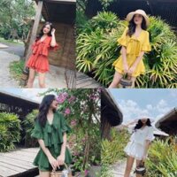 Set áo baby doll + váy