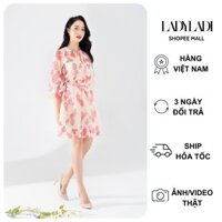 Set áo bánh bèo nữ tay lỡ phối chân váy xòe vải tơ hoa nhẹ nhàng, tiểu thư NSE03