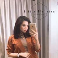 Set áo blazer và quần baggy bò hàng xịn