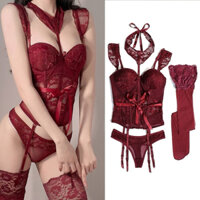 set áo bra kèm vớ sexy