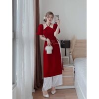 SÉT ÁO CÁCH TÂN CỔ YẾM CỘT DÂY QUẦN DÀI (MẶC ĐƯỢC TRỄ VAI )