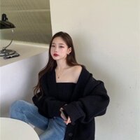 Set áo cardigan kèm áo ống