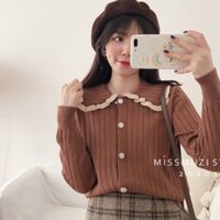 Set áo chân váy cho nữ màu nâu be mềm mịn Mẫu mới 2024