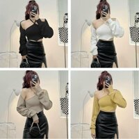 Set Áo Cổ Yếm Kèm Khoác