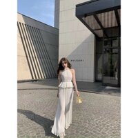 SET ÁO CỔ YẾM QUẦN XẾP LY