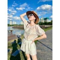 Set áo cộc tay chất liệu voan tơ siêu mát - Misa set