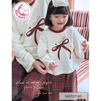 Set Áo Cotton Dài Tay Quần Thô Caro