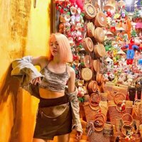 Set áo croptop và chân váy mini xám XẺ TÀ🍑, style ulzzang Hàn Quốc ♥️.