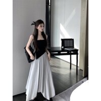 Set áo cúp ngực+ chân váy theo phong cách dịu dàng, tiểu thư sang chảnh