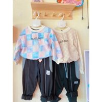 Set áo da cá kèm quần lót bông