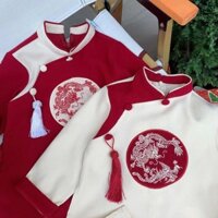 SET Áo dài cách tân bé trai 10-30kg, đồ tết bé trai