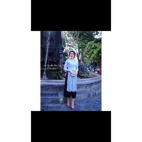 Set áo dài cách tân kèm chân váy MSGS95