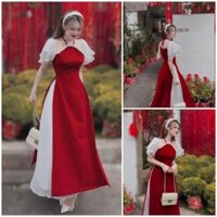 Set Áo Dài Cánh Tiên Kèm Chân Váy BY2165