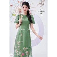 Sét áo dài Chu Viên truyền thống