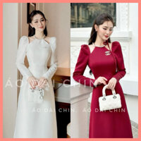 Sét Áo Dài Mộc Lan Dài Tay Thiết Kế Cao Cấp Trẻ Trung Sang Trọng