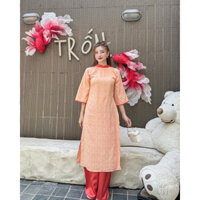 Set áo dài Nhã an cam