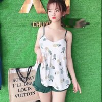 SET ÁO DÂY - QUẦN ĐÙI NHÚN