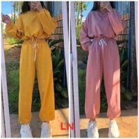 Set áo dây rút + quần chun gấu lina - ND22