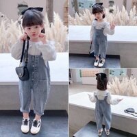 SET áo điệu và yếm bò cho bé HÀNG CÓ SẴN