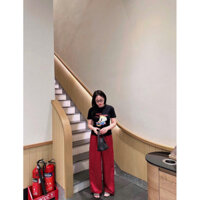 SET ÁO GẤU ĐEN MIX QUẦN KẺ HOT