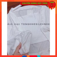 Set Áo Hai Dây + Áo Khoác Cardigan Màu Trơn Croptop - Bộ Áo Khoác Cánh Dơi Tay Phồng Dài Tay Áo Quây Nữ Trắng - - 👗lisa