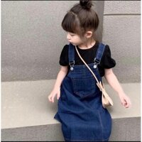 Set áo kèm yếm váy jean