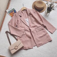 Set Áo khoác vest blazer Hồng