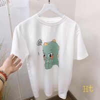 Sét áo khủng Long chống cằm + quần đùi đen HT12 , sét áo nam nữ, mặc ở nhà -BI