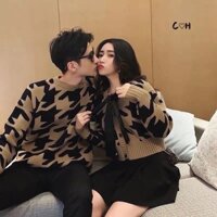 Set áo len đôi ziczac