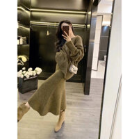 Sét Áo Len Kèm Chân Váy đuôi cá Len Nữ + sét váy dáng dài mùa đông